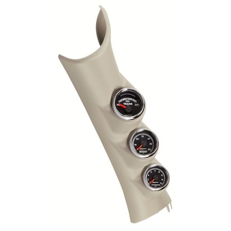 Auto Meter 10-12 DODGE RAM TRIPLE PILLAR GAUGE KIT 4TH GEN MATCH 7089